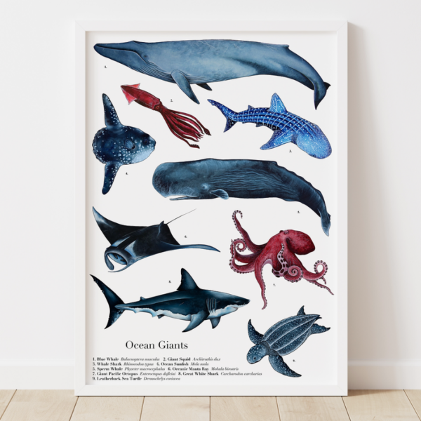 Janavi Kramer Ocean Giants Print